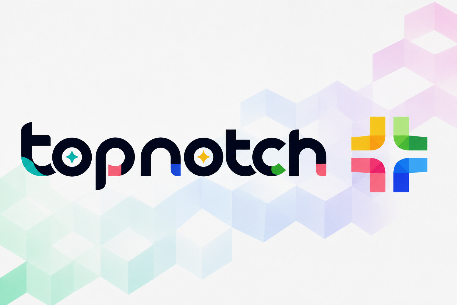 Het kleurrijke topnotch-logo